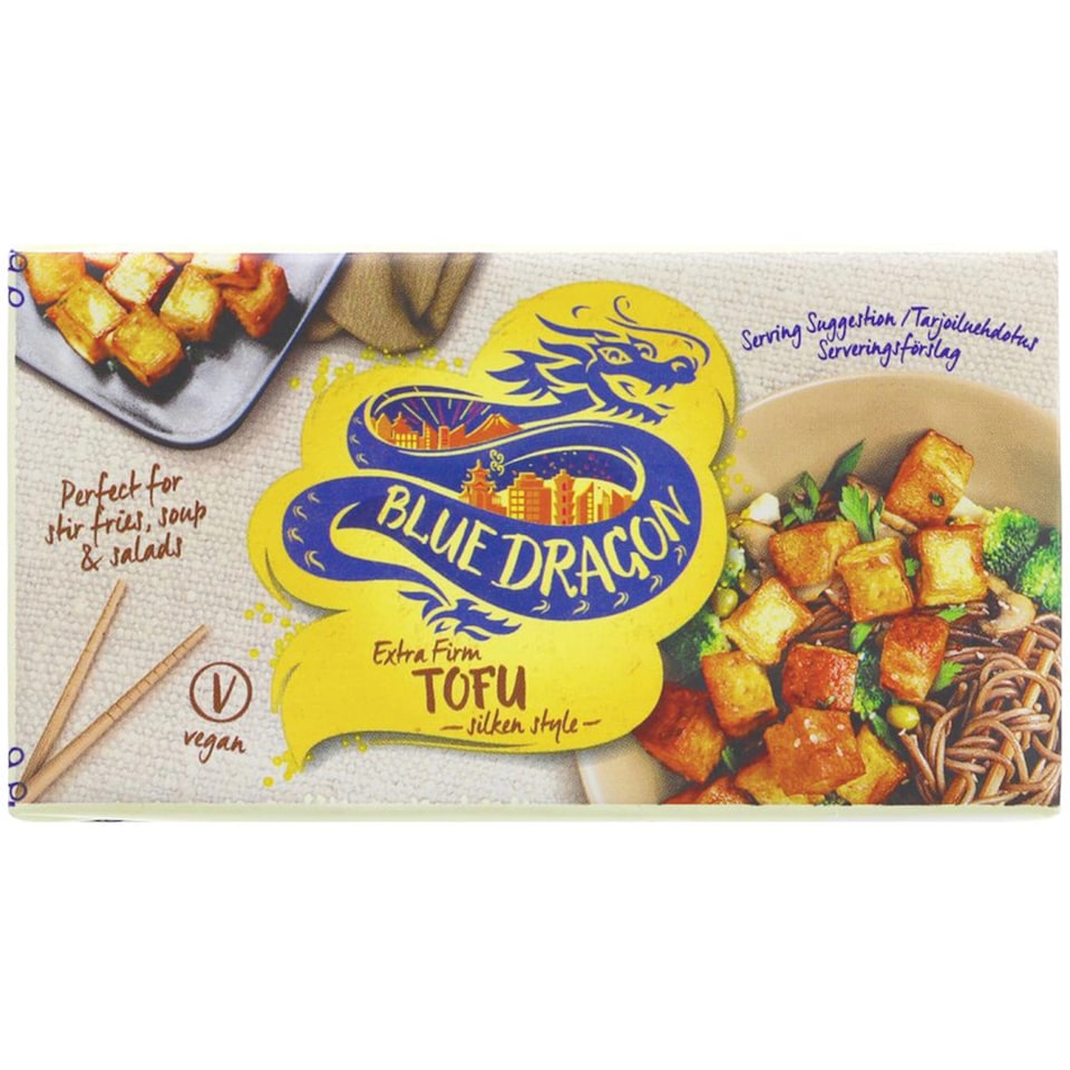 image 1 of Extra Firm Silken Tofu 349g (Blue Dragon)