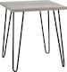 image 2 of Owen Retro End Table in Distressed Grey Oak | Grey | Grey Oak