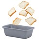 image 2 of 1 x 2lb Non-Stick Bread & Cake Long Rectangular Oven Pan Fridge & Freezer Safe Tin