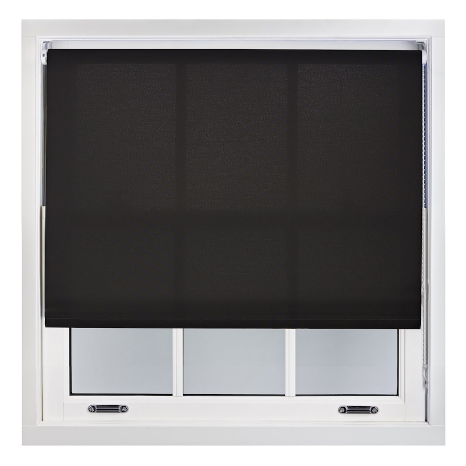 image 1 of 170cm Wide Daylight Roller Blind 165cm Drop | Black | Black