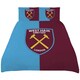 image 1 of West Ham United FC Split Duvet Cover Set - Blue/Maroon/Gold - King