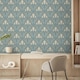 image 2 of Muriva Elegance Bellflowers Wallpaper - Ochre/Green - 10m x 53cm Yellow