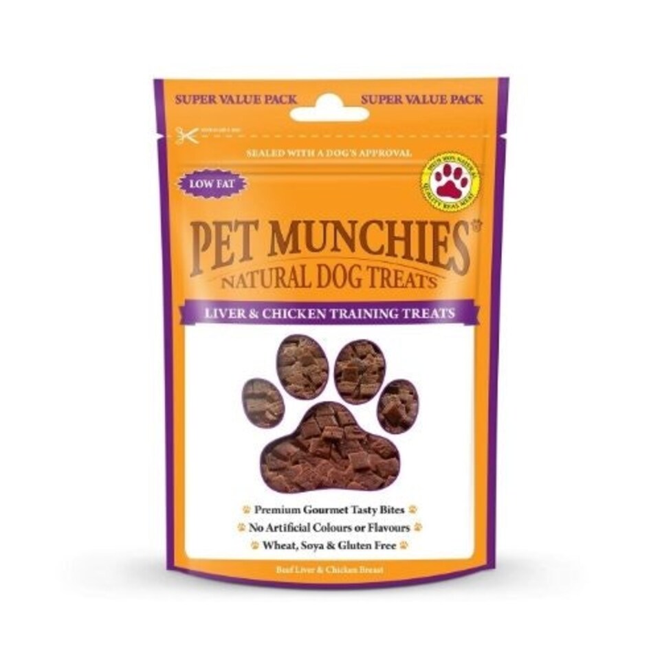 Pet Munchies Liver & Chicken Dog Training Treat 150g (Pack of 8)