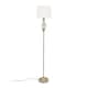 image 1 of ValueLights Memphis Antique Brass Twist Floor Lamp Base Only | Gold