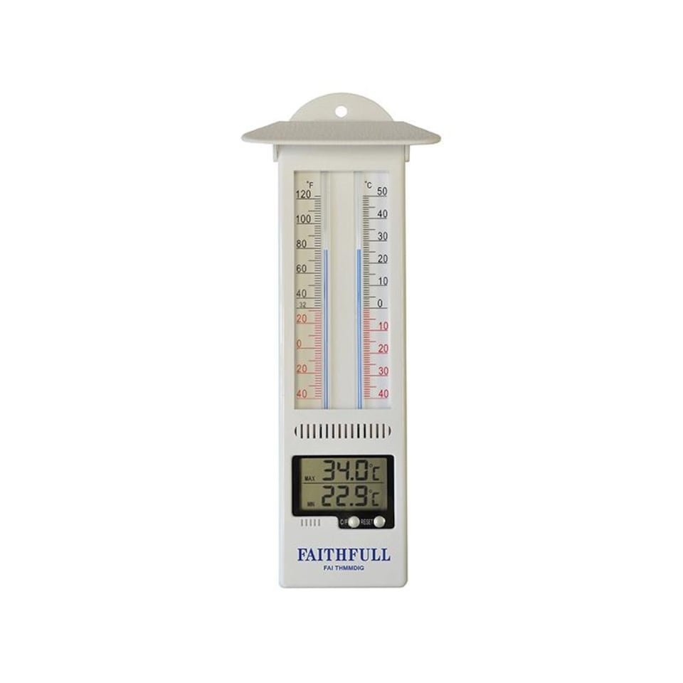 Faithfull Thermometer Digital Max-min | Multi | Multi Colour | One Size | 1