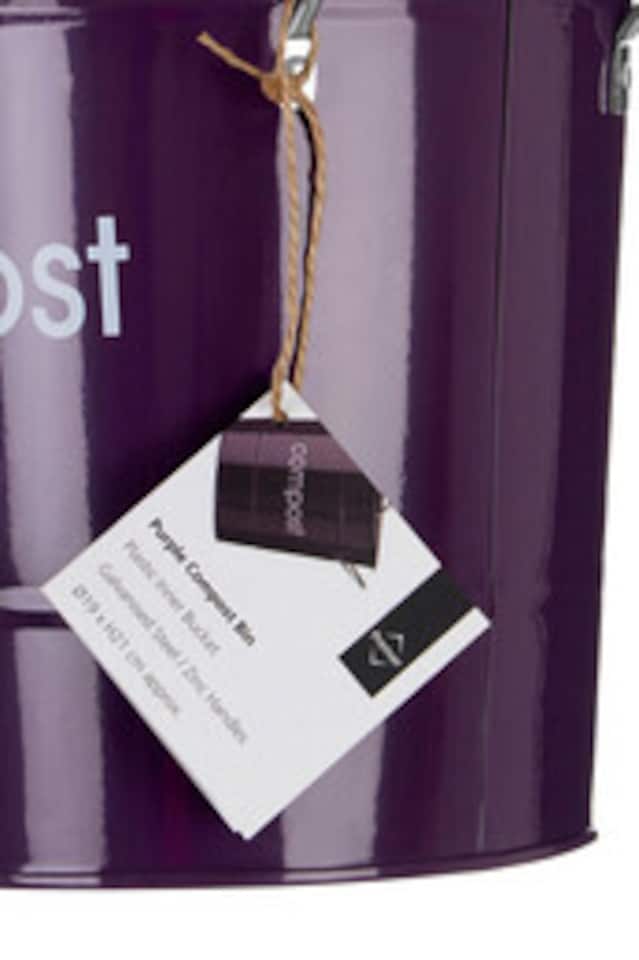 image 1 of Purple Compost Bin