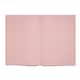 image 3 of Pack of 10 Rhino A4 48 Page Yellow with Pink Tinted Paper 8mm Lined with Margin Exercise Books