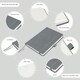 image 10 of Notes London A5 Italian Styled Moretti Notebook Light Grey