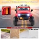 image 5 of COSTWAY 2-Seater Powered Electric UTV Large Kids car Red