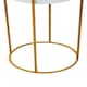 image 3 of Interiors by Premier Sleek And Sturdy Large Black And Gold Floor Standing Planter, Stylish And Functional Outdoor Garden Pots White