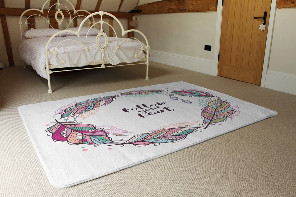 image 1 of Follow Your Heart Rug | Multi