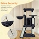 image 6 of Yaheetech 106 cm Kitten Tree Tower with Natural Sisal  Black