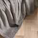 image 2 of OHS Luxury Large Waffle Honeycomb Mink Warm Throw - 150 x 200cm | Grey | Mid Grey