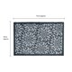 image 10 of JVL Mega Doormat - 50x75cm, Flowers