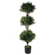 image 1 of Buxus Triple Ball Artificial Tree UV Resistant Outdoor Topiary  120cm Botanik | Green | One Size