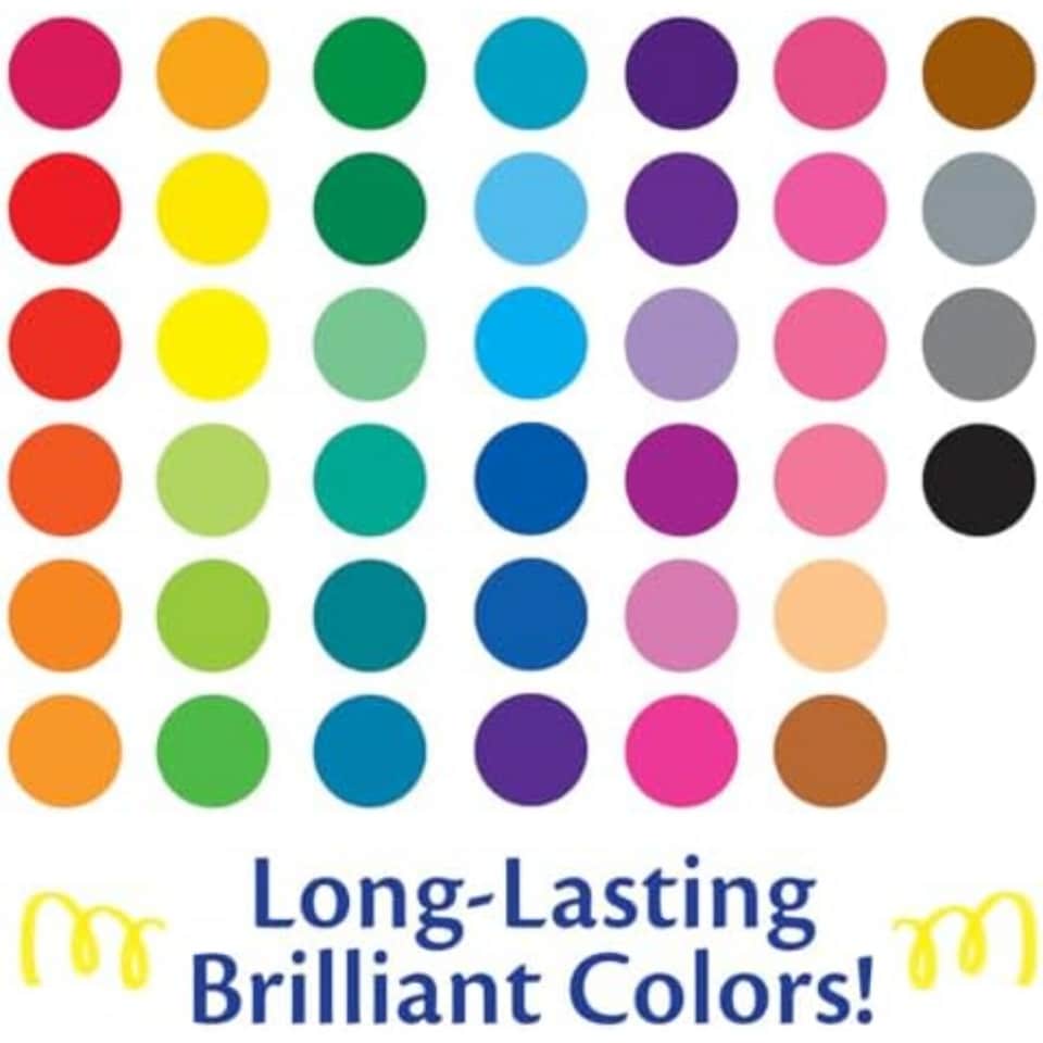 image 1 of Crayola Ultra Clean Fine Line Markers 40 Count