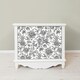 image 4 of Nuwallpaper NHS4769 Etched Floral Mono Peel & Stick Wallpaper, Black Multi
