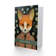 image 2 of Floral Shirt Cute Fox Him Her Birthday Card