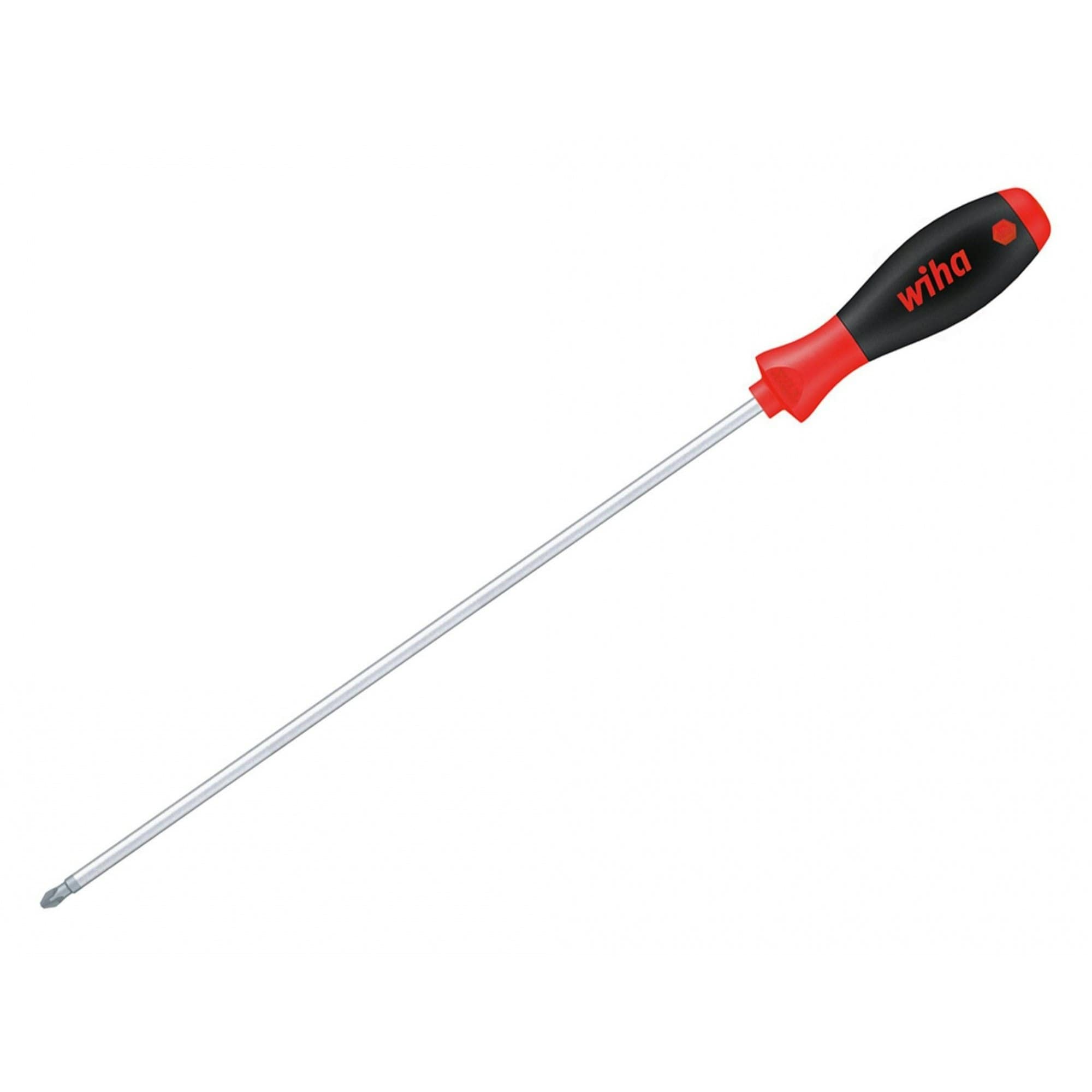 Wiha Softfinish Screwdriver, Pozidriv Tip - Multi Colour - PZ2 x 300mm