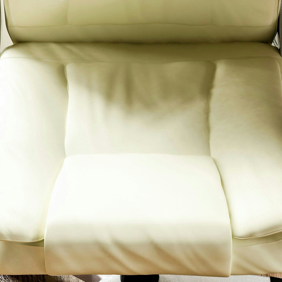image 1 of Vida Designs Charleton Office Chair Computer Desk Table Chair, Cream