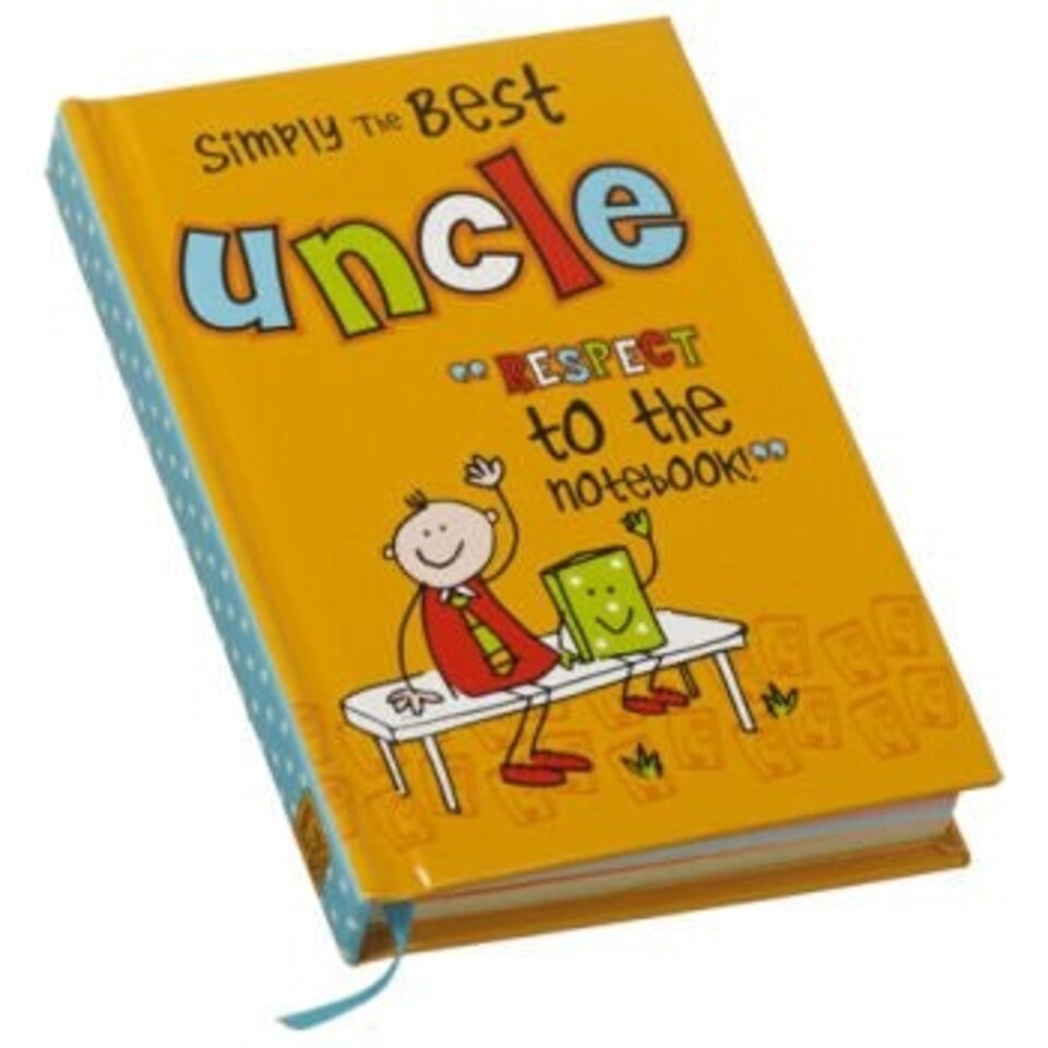 image 1 of Simply The Best Uncle A7 Notebook Father's Day Birthday Christmas Act