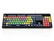 image 1 of Accuratus Rainbow 2 Mix Keyboard - USB Mixed Colour Childrens SEN Keyboard with Extra Large Font & Mixed Colour Keys