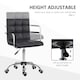 image 3 of Vinsetto Mid Back Home Office Chair Swivel Computer Chair with Armrests, Black