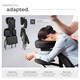 image 3 of Massage Chair - foldable, cushions for head, chest, arms and seat, with carry bag | Black | black | 1