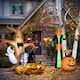 image 9 of HOMCOM 9FT Inflatable Halloween Pumpkin Ghost with Build in LED,  Outdoor Lighted Blow Up Inflatables for Party Indoor, Garden, Lawn