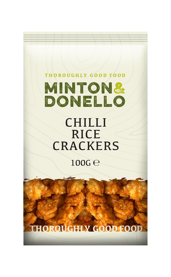 image 1 of Minton & Donello Chilli Rice Crackers 6 x 100g