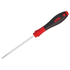 Wiha Softfinish Screwdriver, Slotted Tip - Multi Colour - 3.5 x 100mm