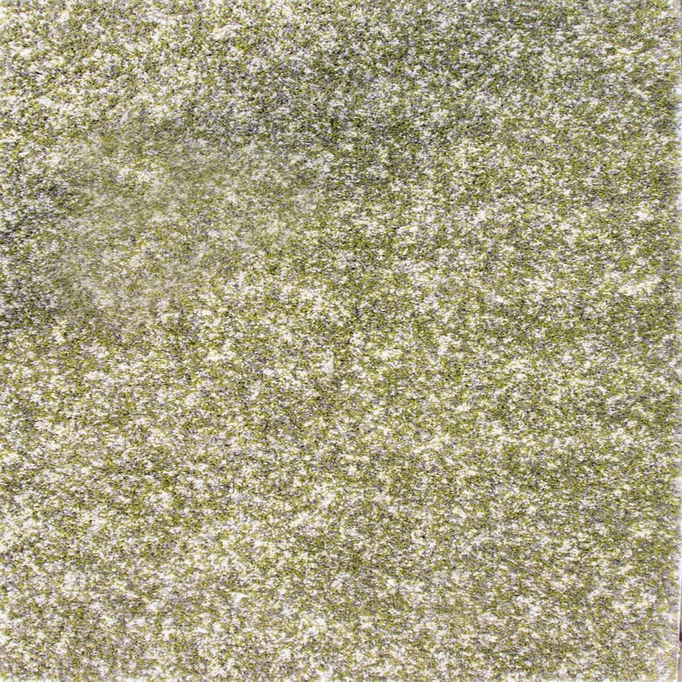 image 1 of KUKOON Dark Green Grey Mottled Shaggy Living Room Area Rug 80cm x 150cm Green