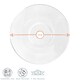 image 3 of Bar Glass Cappuccino Saucers - 14cm - Pack of 6 Clear