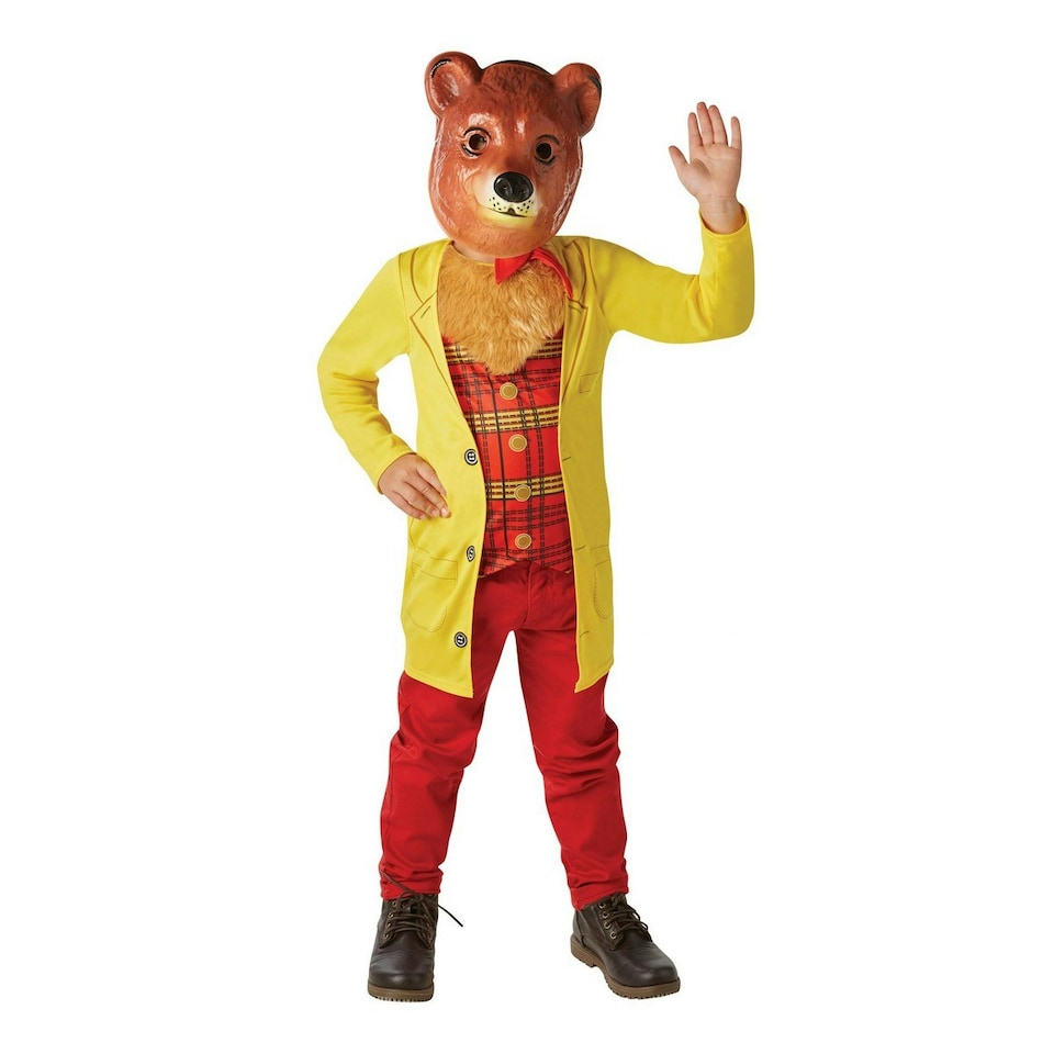 Rubies Childrens/Kids Mr. Bear Costume Jacket - Yellow/Brown - 7-8 Years 7