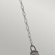 image 4 of Bridge Point 1 Light Small Outdoor Ceiling Chain Lantern Zinc IP44, E27
