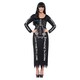 image 2 of Skeleton Tube Dress with Lace Detail Fancy Dress Costume Ladies Extra Large - UK 20-22
