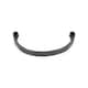 image 1 of Aviemore Leather Plain Horse Browband - Black - Cob