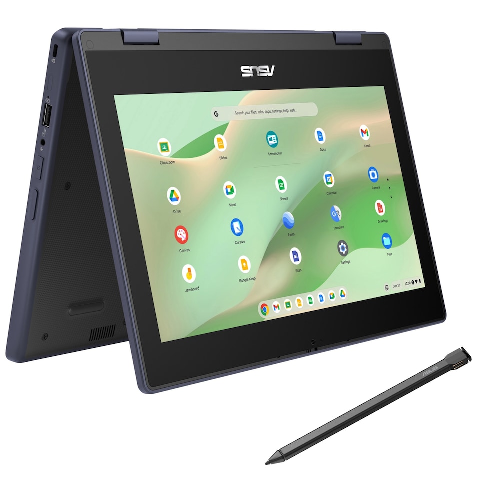 image 1 of ASUS Chromebook CZ11 Flip MediaTek Kompanio 520 4GB 64GB eMMC 11.6-Inch Touch Laptop