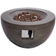 image 4 of Centurion TABITI Dark Grey Lavish Garden & Patio Fire Pit with Stone Finish - Fully Assembled