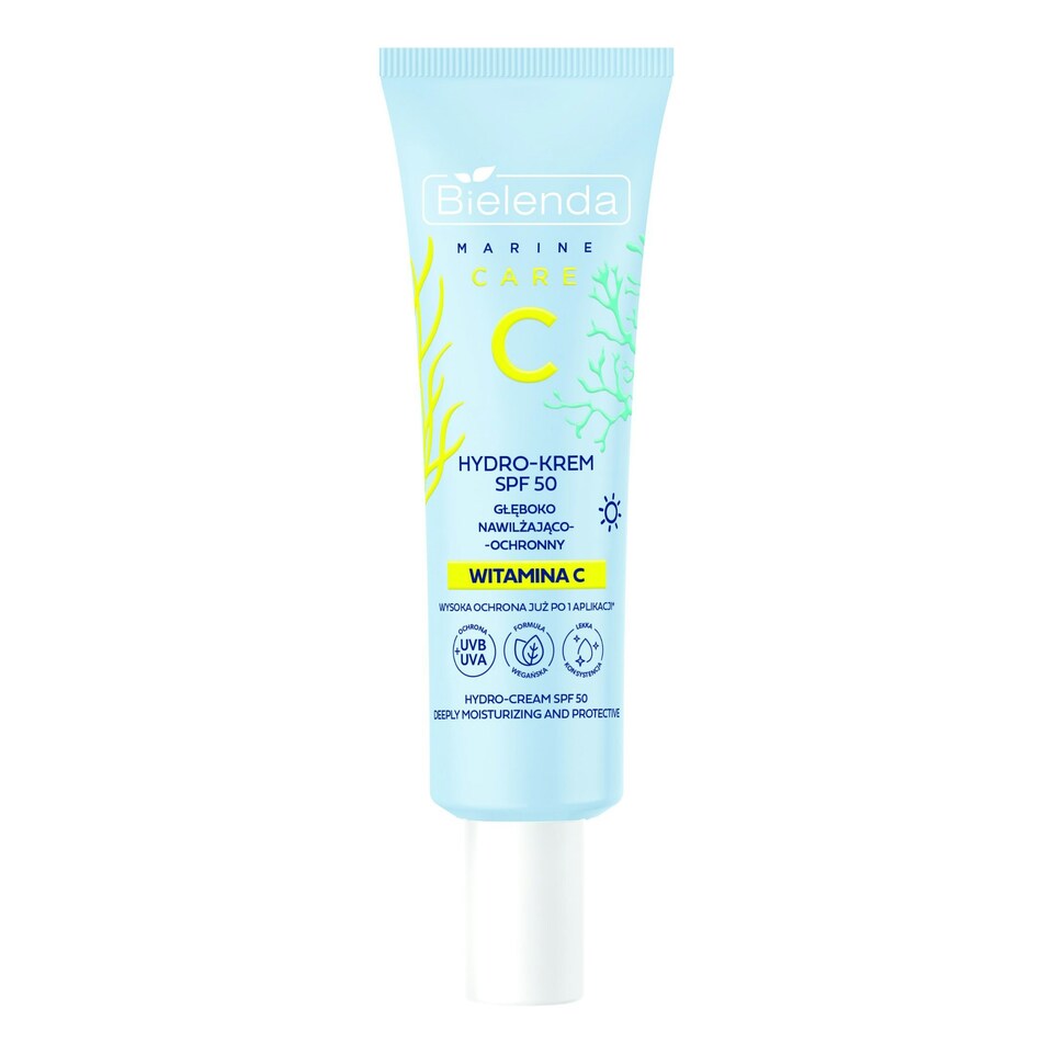 image 1 of Bielenda C Marine Care Hydro-Cream SPF 50 Deeply Moisturising And Protective 40ml