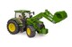 image 2 of Bruder John Deere 7R 350 with frontloader Construction Loader Model