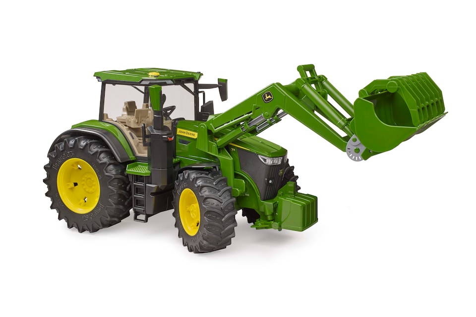 image 1 of Bruder John Deere 7R 350 with frontloader Construction Loader Model