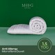 image 2 of MHG Living 1.5 Tog Summer Striped Duvet|Anti-Allergy Hypoallergenic Hollowfibre Quilt-Super King