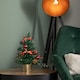 image 3 of 30cm Premier Green Mini Christmas Tree Decorated in Red & Gold