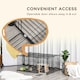image 7 of PawHut DIY Pet Playpen Cage 22 Piece w/Door Bunny Chinchilla Hedgehog Guinea Pig