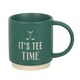 image 1 of It's Tee Time Mug with Golf Tees Green