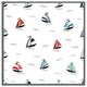 image 3 of Red & blue sailboats (Picture Frame) Brown | XS