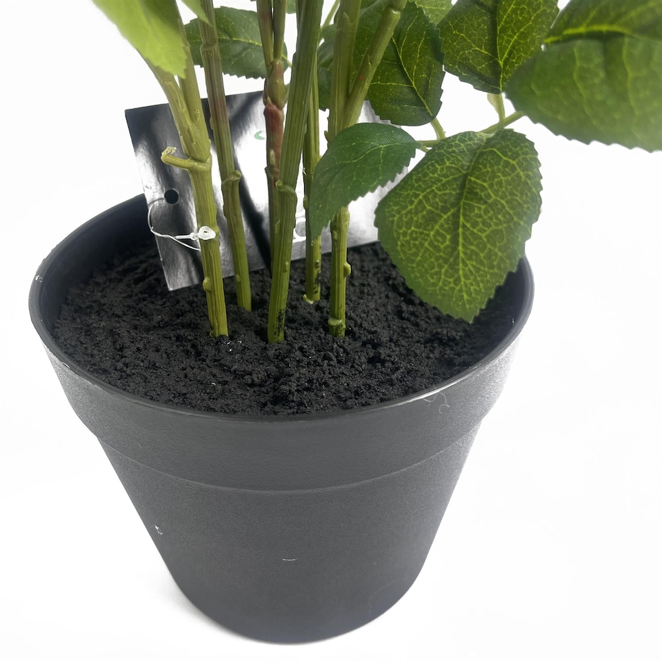 image 1 of Artificial Pink Luxury Realistic Rose Bush