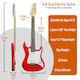 image 6 of 3rd Avenue 3/4 Size Electric Guitar Pack with Amp Red