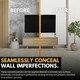image 4 of NOVECRAFTO Faux Wood Wall Panels – White Wood Grain – 6 PVC Sheets – Tongue & Groove Design – 2.76m² (29.76sqft) – Moisture-Resistant Cladding